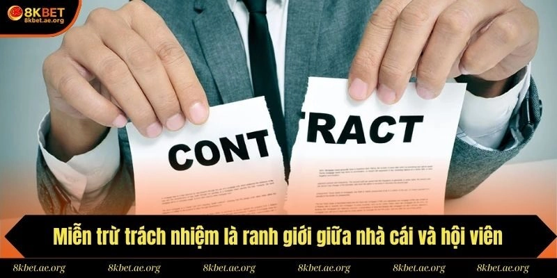 Miễn trừ trách nhiệm là ranh giới giữa nhà cái và hội viên